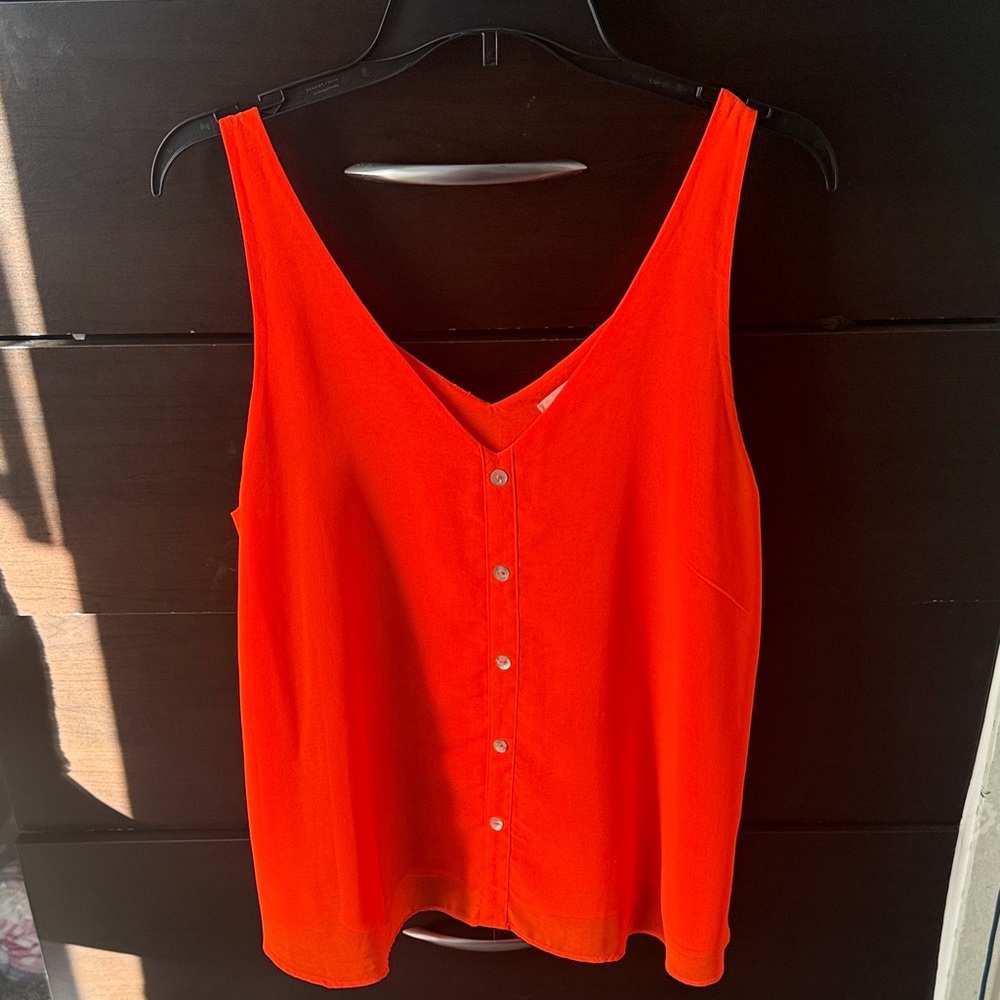 Sweet Wanderer Bright Orange Camisole